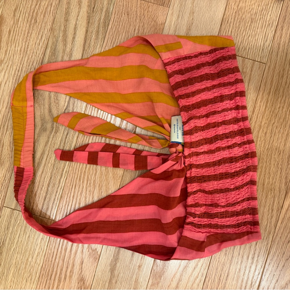 FARM Rio Multicolor Striped Halter Top - Picture 2 of 4